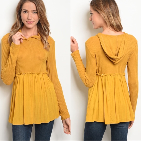 7 items for $25 GORGEOUS MUSTARD TOP - Picture 7 of 8